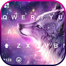 Starry Wolf Keyboard Theme