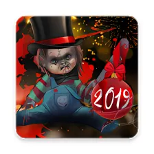 Scary Doll New Years Theme  Wallpapers and Icons