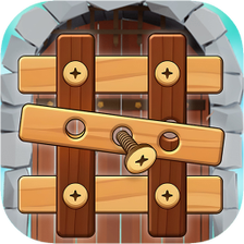 Gate Screw Puzzle - Wood Nuts