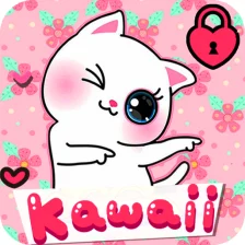 Kawaii cute password Lock Scr