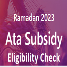 Ata Subsidy eligibility Check