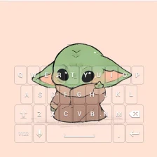 baby yoda keyboard