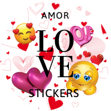 Love Stickers emojis y sticker