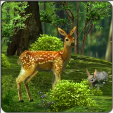 3D Nature Deer Live Wallpaper