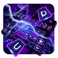 Cool Live Lightning Storm Theme Keyboard