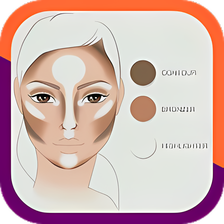 Tutorial on makeup contours