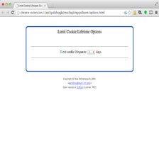 Limit Cookie Lifetime
