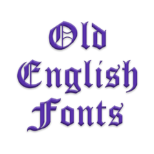 OldEng Fonts for FlipFont free