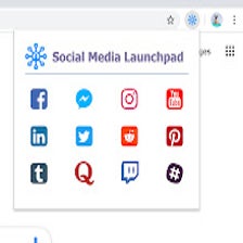 Social Media Launchpad para Google Chrome - Extensión Descargar