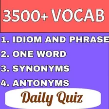 ENGLISH VOCAB QUIZ (3500+ IMPORTANT VOCAB TEST)