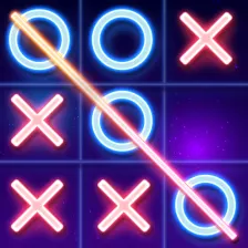 Tic Tac Toe Glow 2 player Game for Android - Download