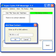 Super Cipher P2P Messenger