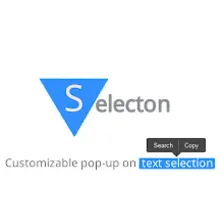 Selecton — selection popup. Copy and search