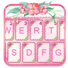 Pinkflowers Keyboard Theme
