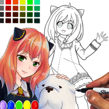 Coloring Forger Anya Anime