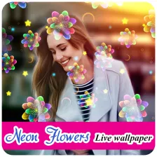 Neon Flowers Livewallpaper