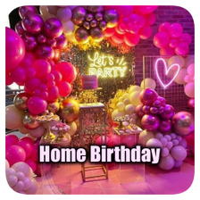 Home Birthday Decoration  Creative Theme Designs