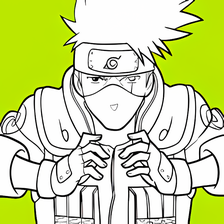 How to Draw Anime Kakashi