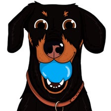 CrusoeMoji - Dachshund sticker