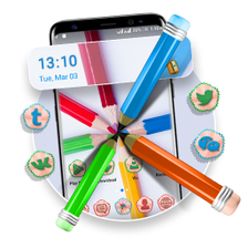 Pencil Color Launcher Theme