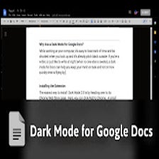 Dark mode for Google Docs