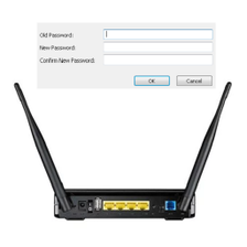 How to change router password