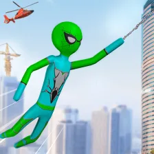 Stickman Flying Superheroes 3D