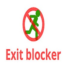 Exit blocker