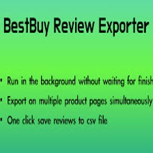 BestBuy Review Exporter