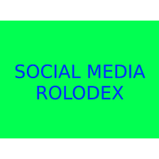 Social Media Rolodex - SOCIAL CAT