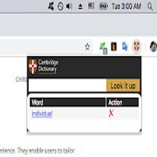 Cambridge Dictionary Lookup para Google Chrome - Extensión Descargar