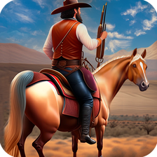 Western Cowboy Gun Shooting Fighter Open World