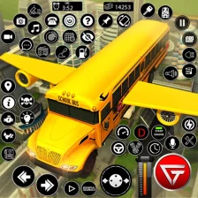 Flying School Bus Simulator 3D: Extreme Tracks