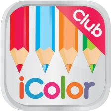 iColor Club: Coloring book and pages for Adults