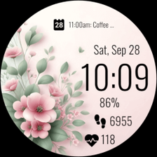 Flora Digital Watch Face