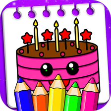 Party Coloring Book & Drawing Game