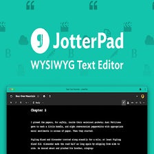 JotterPad - Markdown, Fountain Editor