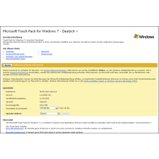 Microsoft Touch Pack for Windows 7