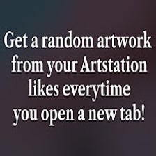 Artstation Likes New Tab