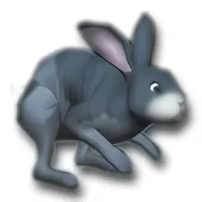 3D Desktop Bunny Rabbits