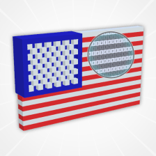 Flags Voxel Color by Number 3D