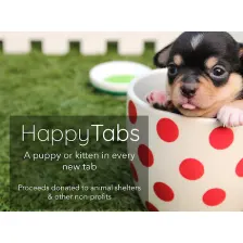 HappyTabs: Puppies & kittens for charity
