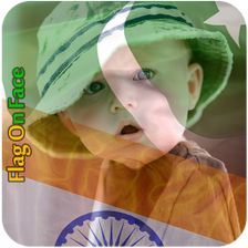 Flag on Face Photo Editor