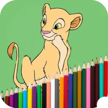 Lion Coloring Book King 2020