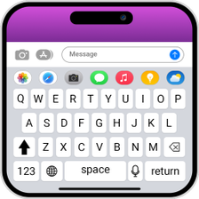 iPhone keyboard - ios emojis