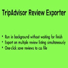 TripAdvisor Review Exporter