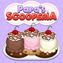 Papa's Scooperia Unblocked Game - Launcher