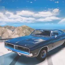 Muscle Dodge Car: Charger RT
