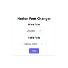 Notion Font Changer