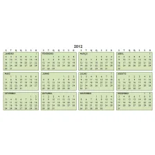 Calendário de 2011-2013